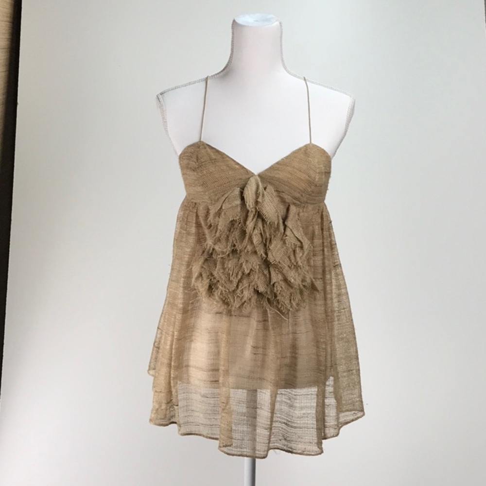 Brian Reyes Spaghetti Strap Women Top size 4